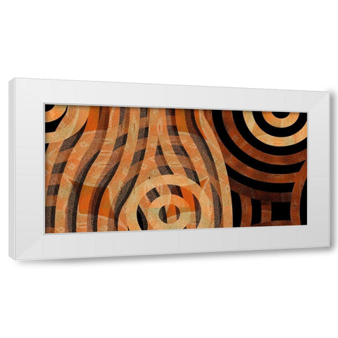 Direction 3 White Modern Wood Framed Art Print by Tenoever, William