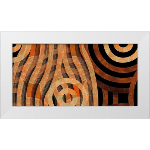 Direction 3 White Modern Wood Framed Art Print by Tenoever, William
