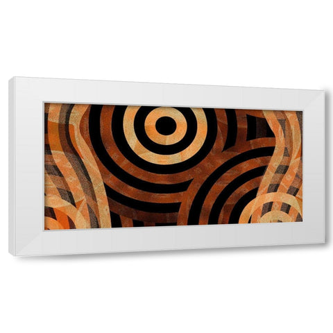 Direction 4 White Modern Wood Framed Art Print by Tenoever, William