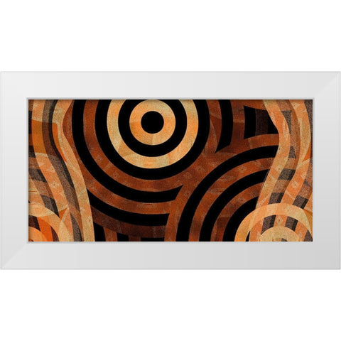 Direction 4 White Modern Wood Framed Art Print by Tenoever, William