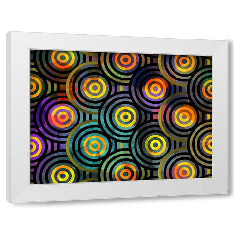 Shields 2 White Modern Wood Framed Art Print by Tenoever, William