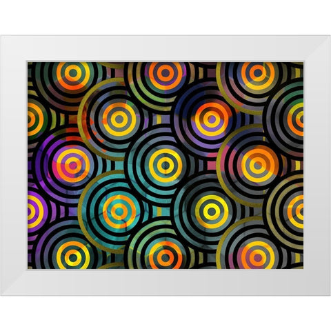 Shields 2 White Modern Wood Framed Art Print by Tenoever, William