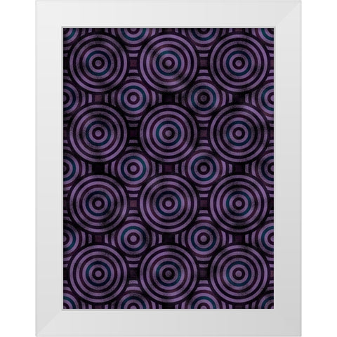Shields 3 White Modern Wood Framed Art Print by Tenoever, William