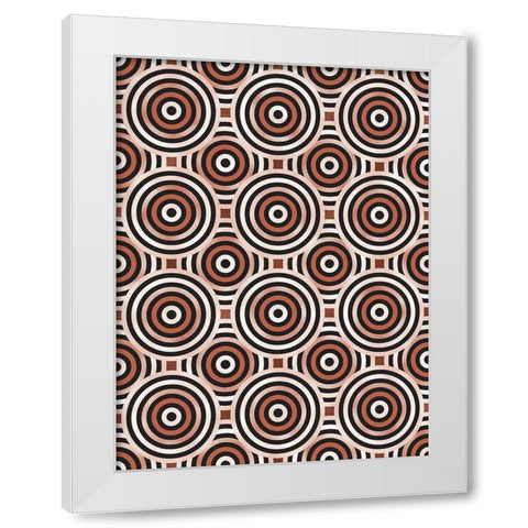 Shields 7 White Modern Wood Framed Art Print by Tenoever, William