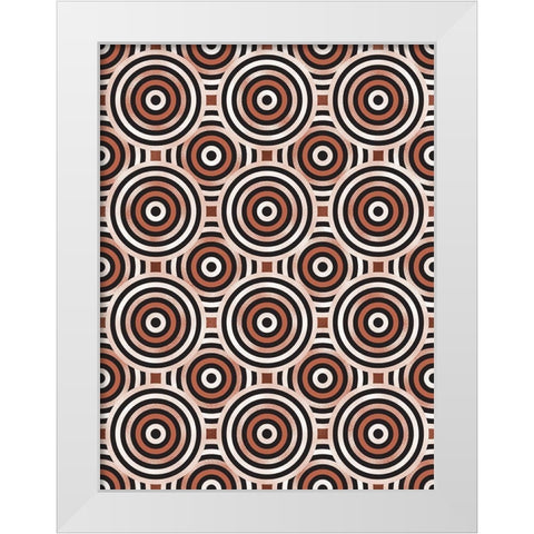 Shields 7 White Modern Wood Framed Art Print by Tenoever, William