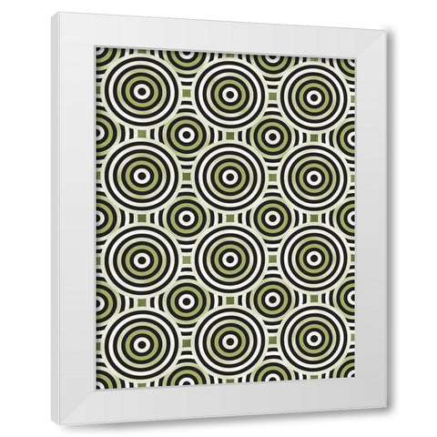 Shields 8 White Modern Wood Framed Art Print by Tenoever, William