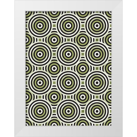 Shields 8 White Modern Wood Framed Art Print by Tenoever, William