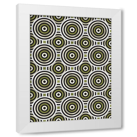 Shields 9 White Modern Wood Framed Art Print by Tenoever, William