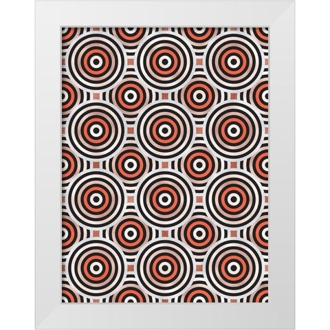 Shields 11 White Modern Wood Framed Art Print by Tenoever, William