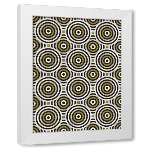 Shields 12 White Modern Wood Framed Art Print by Tenoever, William