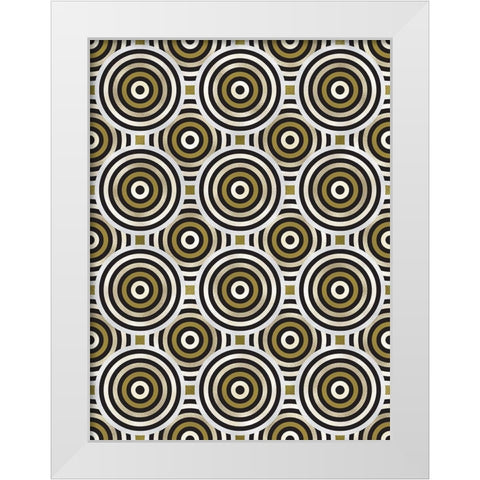 Shields 12 White Modern Wood Framed Art Print by Tenoever, William