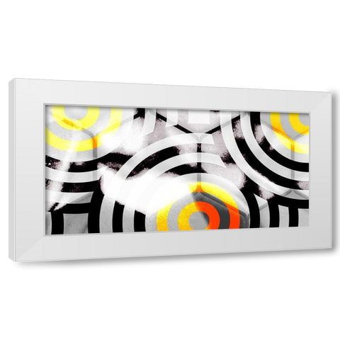 Honeycomb 2 White Modern Wood Framed Art Print by Tenoever, William