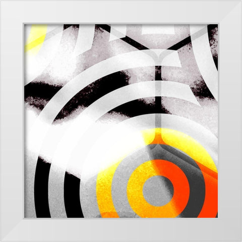 Honeycomb 4 White Modern Wood Framed Art Print by Tenoever, William