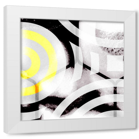 Honeycomb 5 White Modern Wood Framed Art Print by Tenoever, William