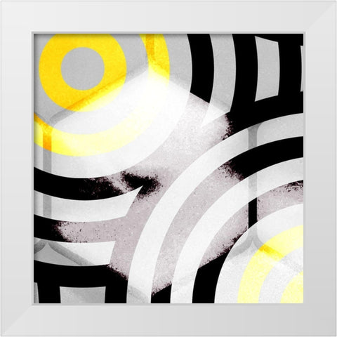 Honeycomb 8 White Modern Wood Framed Art Print by Tenoever, William