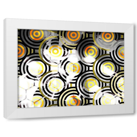 Honeycomb 9 White Modern Wood Framed Art Print by Tenoever, William