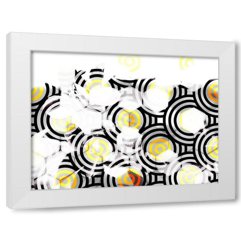 Honeycomb 10 White Modern Wood Framed Art Print by Tenoever, William