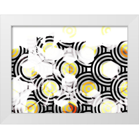 Honeycomb 10 White Modern Wood Framed Art Print by Tenoever, William