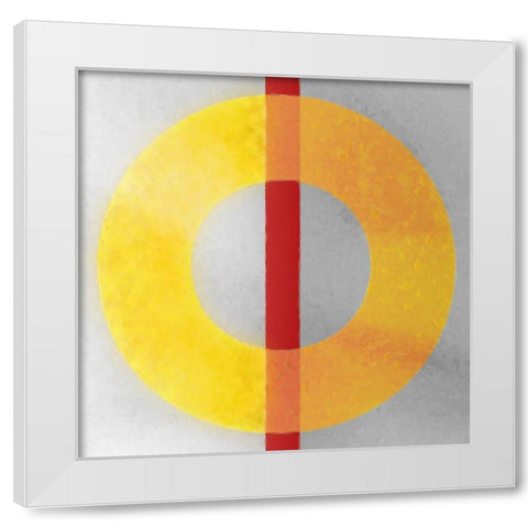 On Your Mark White Modern Wood Framed Art Print by Tenoever, William