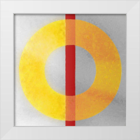 On Your Mark White Modern Wood Framed Art Print by Tenoever, William