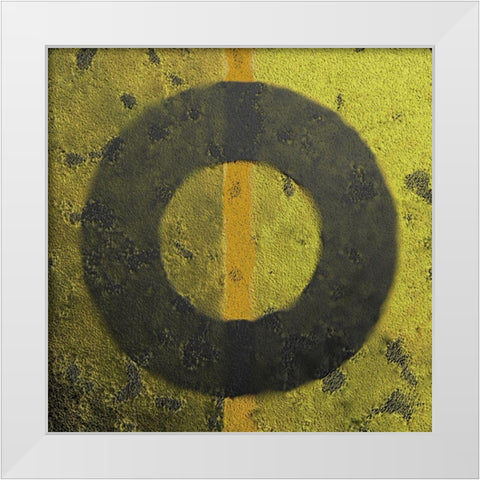 Brass Caps White Modern Wood Framed Art Print by Tenoever, William