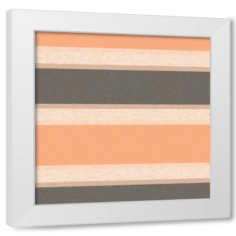 Soft Stripes 1 White Modern Wood Framed Art Print by Tenoever, William