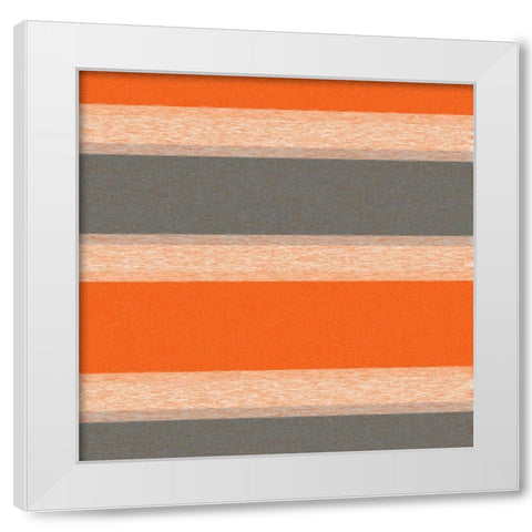 Soft Stripes 2 White Modern Wood Framed Art Print by Tenoever, William