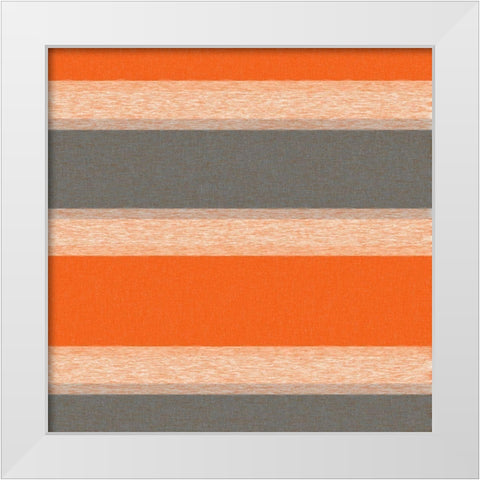 Soft Stripes 2 White Modern Wood Framed Art Print by Tenoever, William