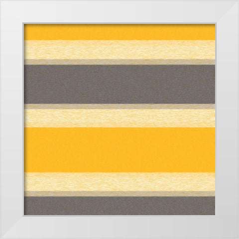 Soft Stripes 3 White Modern Wood Framed Art Print by Tenoever, William