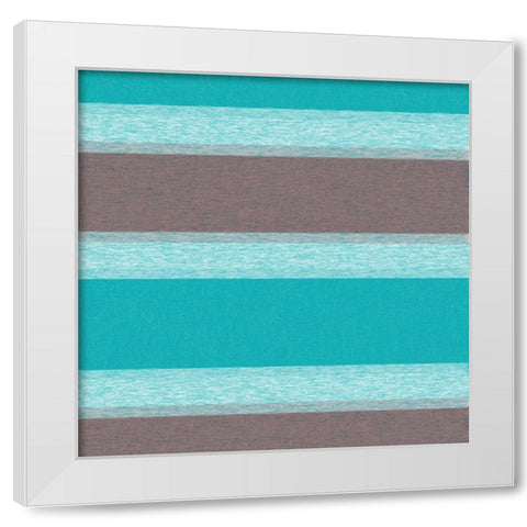 Soft Stripes 4 White Modern Wood Framed Art Print by Tenoever, William