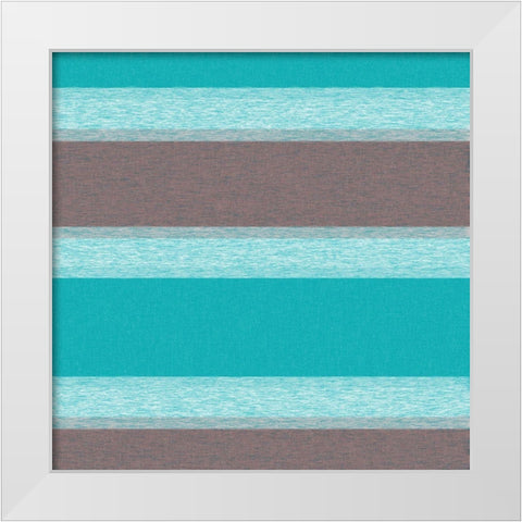 Soft Stripes 4 White Modern Wood Framed Art Print by Tenoever, William