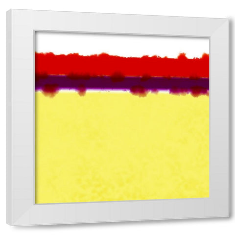 Fields of Gold White Modern Wood Framed Art Print by Tenoever, William