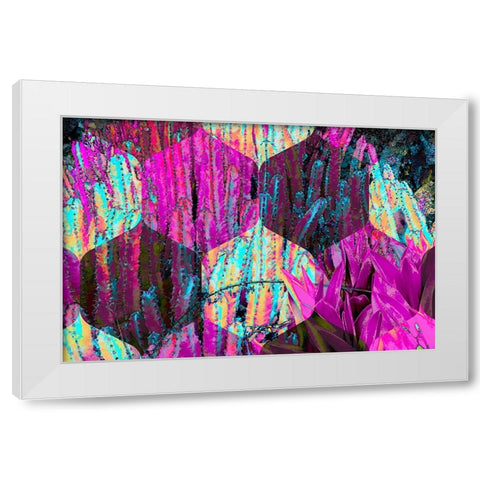 Hexaflora1 White Modern Wood Framed Art Print by Tenoever, William