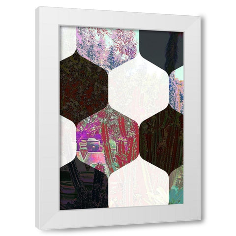 Hexaflora4 White Modern Wood Framed Art Print by Tenoever, William