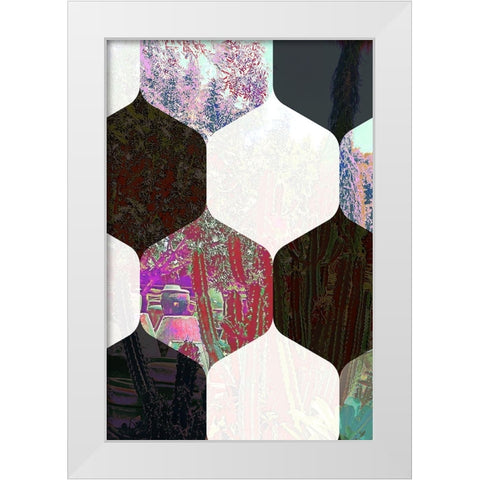 Hexaflora4 White Modern Wood Framed Art Print by Tenoever, William