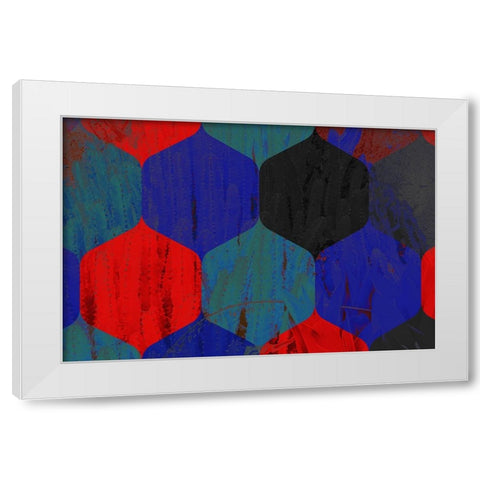 Hexaflora5 White Modern Wood Framed Art Print by Tenoever, William