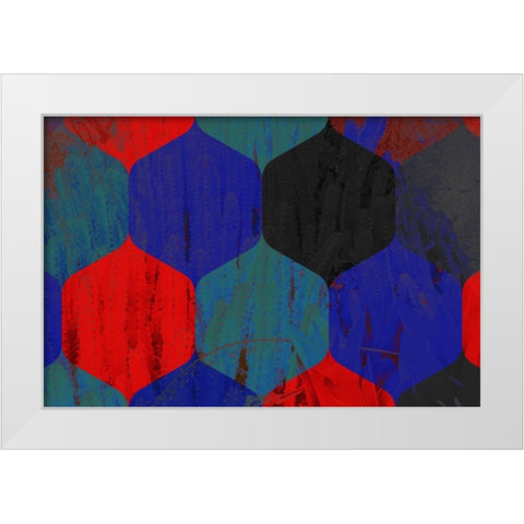 Hexaflora5 White Modern Wood Framed Art Print by Tenoever, William
