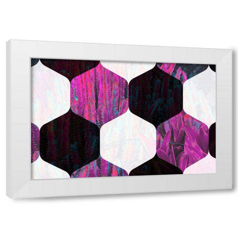 Hexaflora6 White Modern Wood Framed Art Print by Tenoever, William