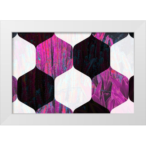Hexaflora6 White Modern Wood Framed Art Print by Tenoever, William
