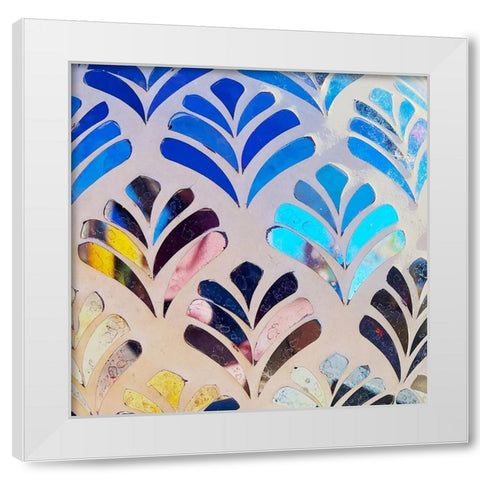 Mirrorball White Modern Wood Framed Art Print by Tenoever, William