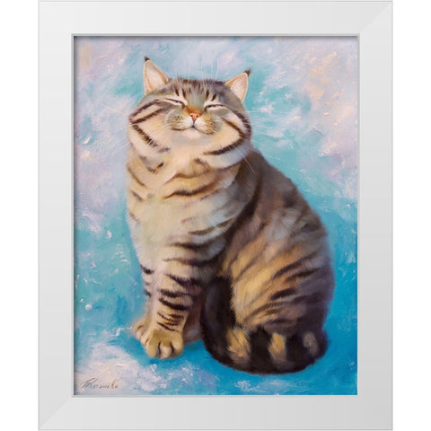 March White Modern Wood Framed Art Print by Kotinova, Galina