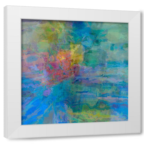 Geometric III White Modern Wood Framed Art Print by Tienhaara, Michael