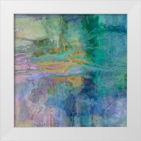 Geometric IV White Modern Wood Framed Art Print by Tienhaara, Michael