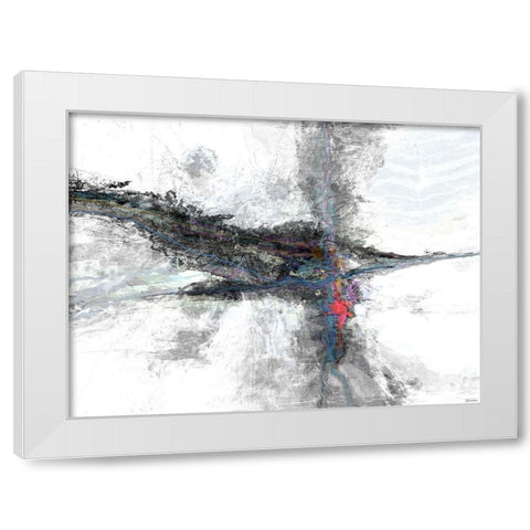B and W I Color Accents II White Modern Wood Framed Art Print by Tienhaara, Michael