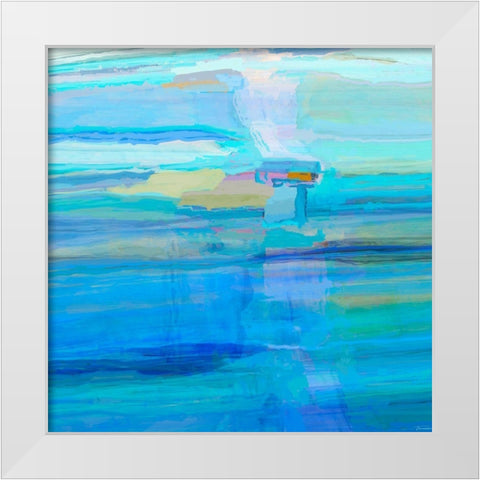 Dreams II White Modern Wood Framed Art Print by Tienhaara, Michael