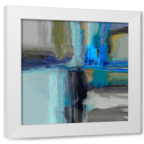 Dynasty III White Modern Wood Framed Art Print by Tienhaara, Michael