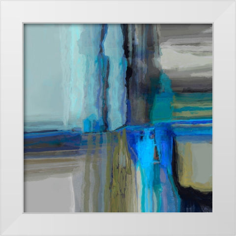 Dynasty IV White Modern Wood Framed Art Print by Tienhaara, Michael