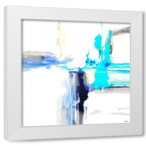 Dynasty V White Modern Wood Framed Art Print by Tienhaara, Michael