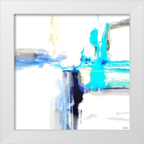 Dynasty V White Modern Wood Framed Art Print by Tienhaara, Michael