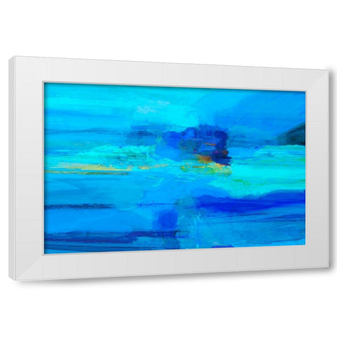 Emanate II White Modern Wood Framed Art Print by Tienhaara, Michael